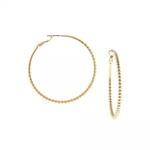 Gold large ball hoop - Marlyn Schiff 