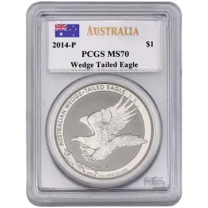 2014-P $1 Wedge Tailed Eagle Mercanti Signature