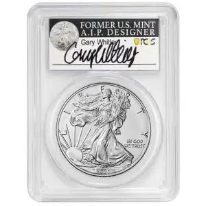 2020-(P) $1 Silver Eagle - Emergency Issue Struck at Philadelphia FDI Gary Whitley