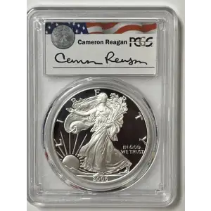 2006-W $1 Silver Eagle Cameron Reagan, DCAM