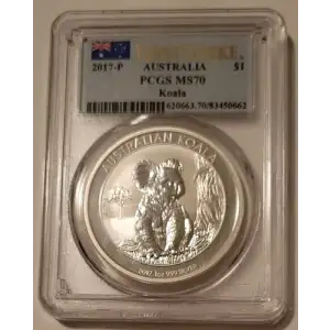 2017-P $1 Koala Ag