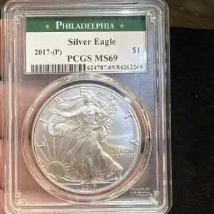 2017-(P) $1 Silver Eagle Struck at Philadelphia