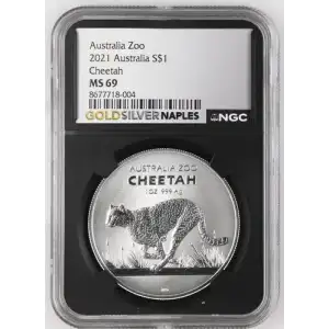 2021 Cheetah Australia Zoo NGC MS-69