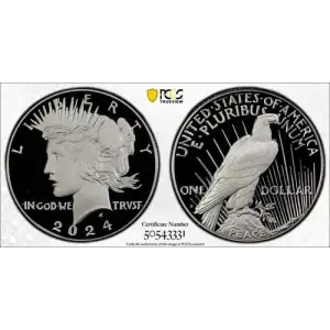 2024-S $1 Peace Dollar, DCAM