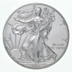 2011-W $1 Burnished Silver Eagle