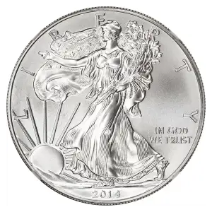 2014 $1 Silver Eagle First Strike