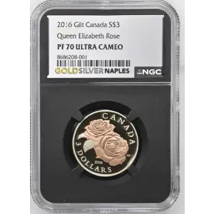 2016 Gilt Canada - Queen Elizabeth Rose - PF 70 UC (JSC5)