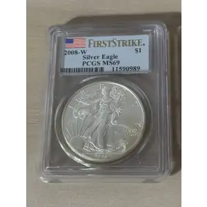 2008 $1 Silver Eagle First Strike (3)