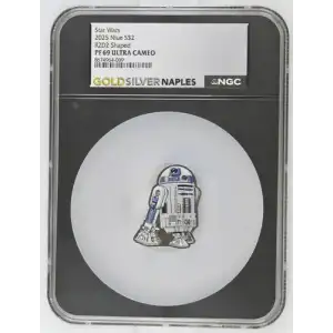 2025 Niue R2D2 Shaped S$2 PF 69 ULTRA CAMEO