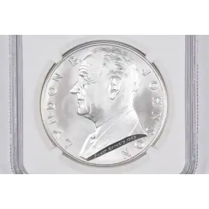 Government Commemorative Sets --- Lyndon B. Johnson Coin and Chronicles (2015) -Silver-  Set