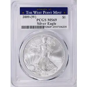 2009 - (W) - PCGS - MS69 - $1 Silver Eagle