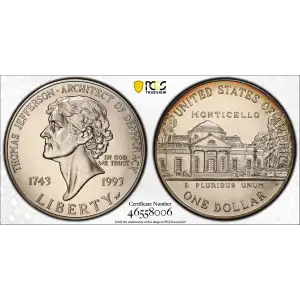 1993-P $1 Jefferson (2)