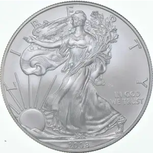 2008-W $1 Burnished Silver Eagle