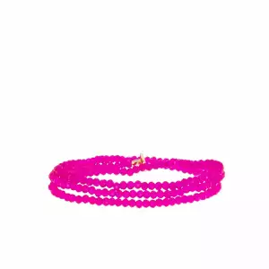 fuchsia mini stretch bracelet wrap - Marlyn Schiff