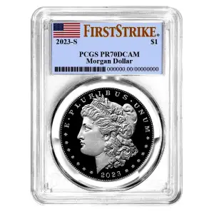 2023 S SILVER MORGAN PCGS PR70 DCAM FIRST STRIKE