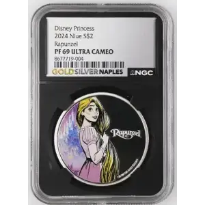 2024 Niue Rapunzel S$2 PF 69 ULTRA CAMEO