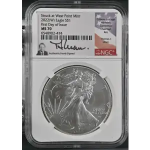 2022(W) First Day of Issue Struck at West Point Mint (2)