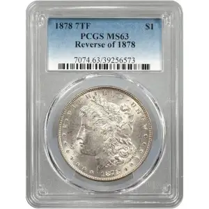 1878 7TF $1 Reverse of 1878