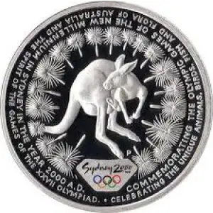 2000-P $5 Olympic - Kangaroo, DCAM