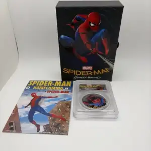 2017 $5 Spider-Man Homecoming Black Proof First Day of Issue, DCAM