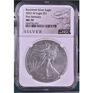 2022 W First Releases Burnished Silver Eagle (2)