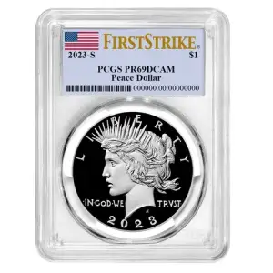 2023-S $1 Peace Dollar First Strike, DCAM