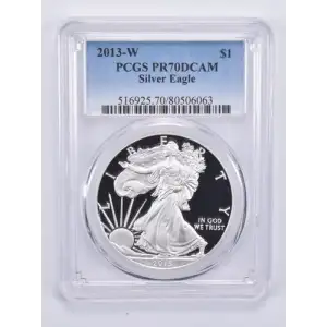 2013-W $1 Silver Eagle, DCAM