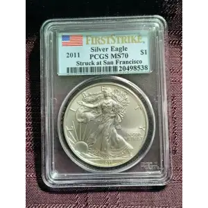 2011-(S) $1 Silver Eagle Struck at San Francisco First Strike