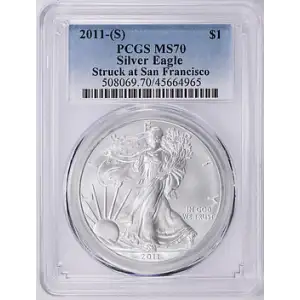 2011 - (S) - PCGS - MS70 - $1 Silver Eagle