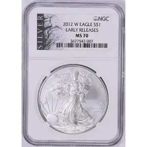 2012 (W) Eagle MS70 NGC [B-7] [B-8]