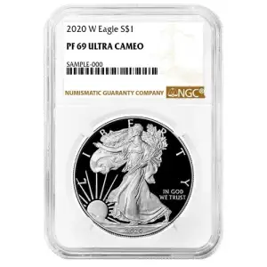 2020 W Eagle PF69UC White NGC