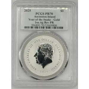 ASCENSION ISLAND Silver 50 PENCE