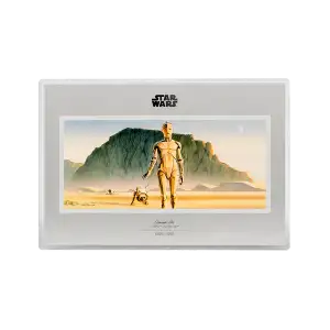 2026 Agoro Niue Star Wars Concept Art 3-CPO and R2-D2 1oz Silver Foil