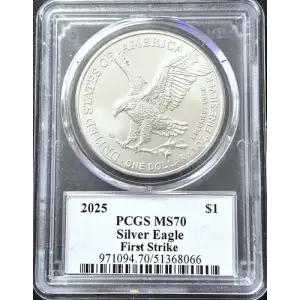 2025 $1 Silver Eagle First Strike