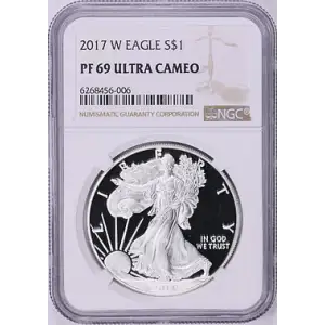 2017 W SILVER EAGLE PF69UC NGC [B-8]