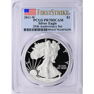 2011 W SILVER EAGLE PR70DCAM PCGS 
[B-9]