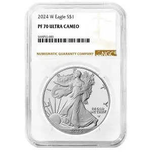 2024 W $1 Silver Eagle PF70UC NGC