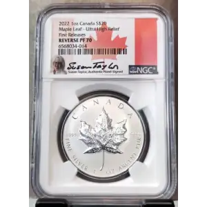2022 1oz Maple Leaf - UHR First Day of Production