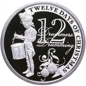 2010 $2 Twelve Days of Christmas Ag 12 - Drummers Drumming, DCAM
