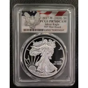 2017-W (2020) $1 Silver Eagle WP Mint Hoard #194, DCAM