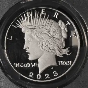 2023-S $1 Peace Dollar First Strike, DCAM