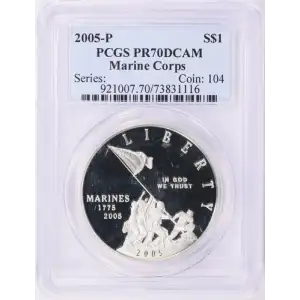 2005-P $1 Marine Corps, DCAM