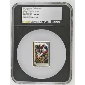 2025 Harley Quinn #8 (2014) Dan Panosian DC Comic Art Trading Coin ULTRA CAMEO (2)