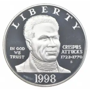 1998-S $1 Crispus Attucks