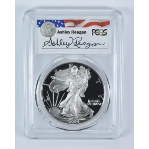 2008-W $1 Silver Eagle Ashley Reagan, DCAM