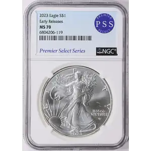 2023 1 oz Silver Eagle  S$1 NGC MS70

[B-1][B-4][B-5]