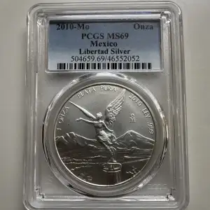 2010-Mo 5 Onza Libertad Ag, DCAM