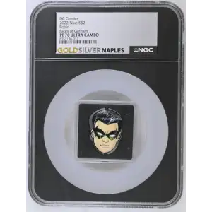 2022 Niue Robin Faces of Gotham S$2 PF 70 ULTRA CAMEO