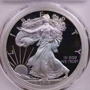 2017-W $1 Silver Eagle Ashley Reagan, DCAM