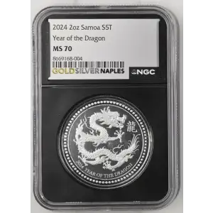 2024 Samoa S5T Year of the Dragon - NGC MS70